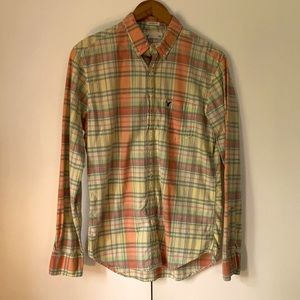 American Eagle vintage madras plaid shirt